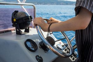 Motorboot Deck